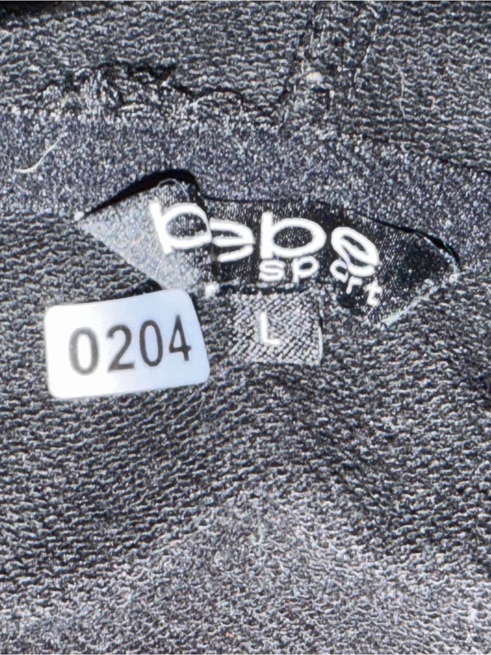 Bebe Sport Black Multicolor Logo Full Zip Hoodie Women’s Large Y2K - Picture 8 of 8